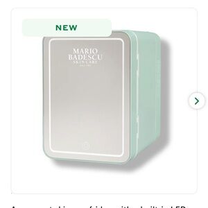 Mario Badescu LED MIRRORED MINI FRIDGE Like New, Sold Out!
